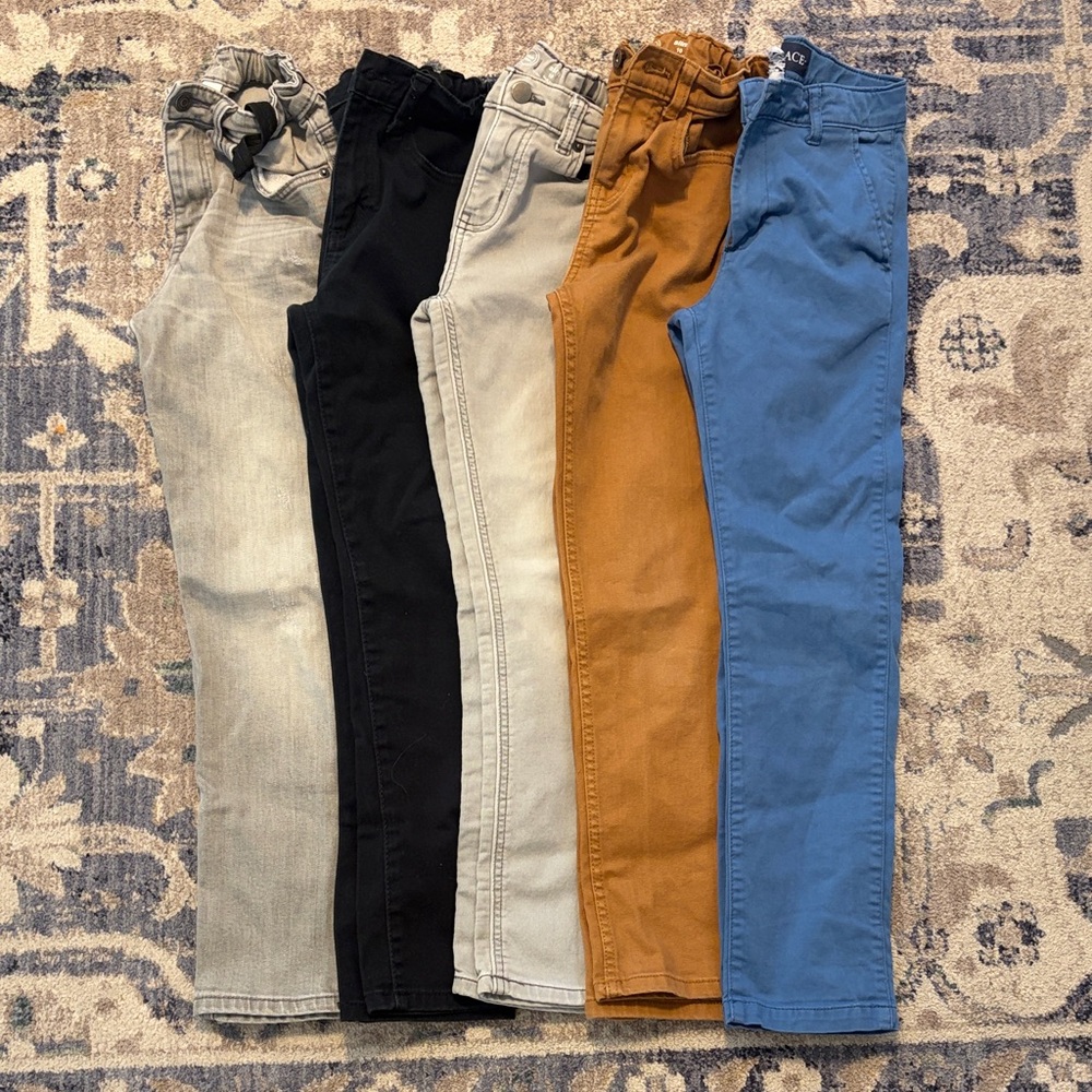 Boys Multi-Color Pants & Jeans Lot